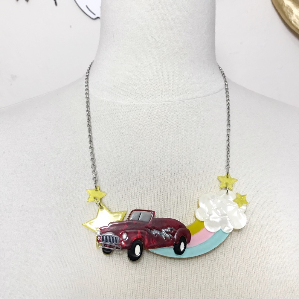 🌈 Erstwilder Grease Always Together Necklace. NWT